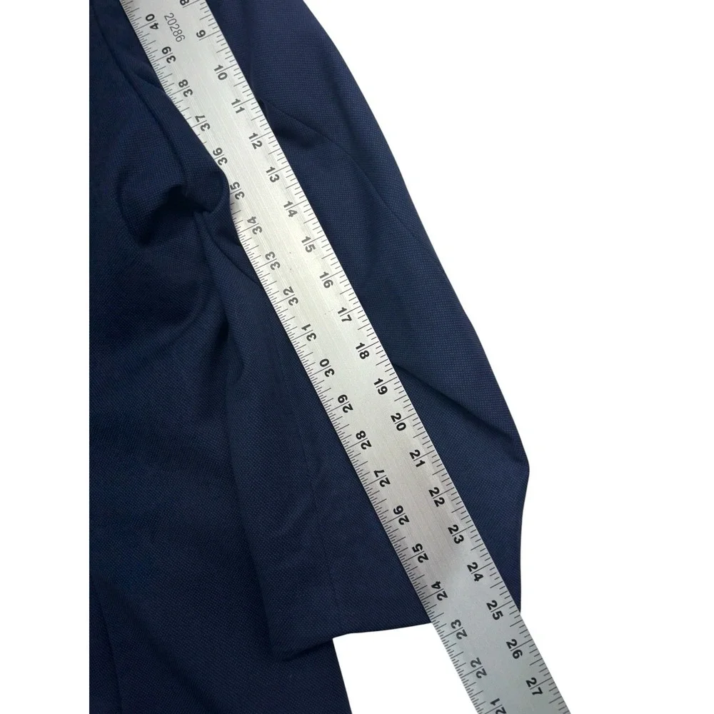 S‎ Cohen 56 R Navy Blue Blazer Jacket Sport Suit Coat All Season Wool Soft